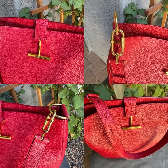 Tom Ford Grained Leather Tara Hobo Bag - Picture 5 of 11